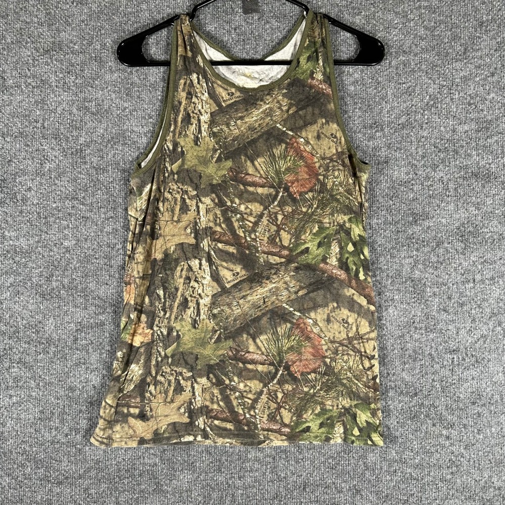 Mossy Oak Tank Top Mens Size Small Camo Break-Up Country Sleeveless Hunting